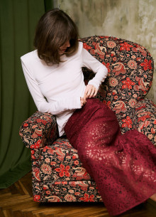 Лонгслив с высокой стойкой  фото 1232432