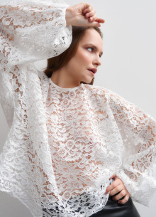 Блуза из итальянского кружева фото 1232945