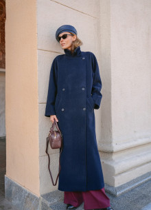 Пальто в длине макси фото 1024