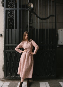 Платье кружевное макси фото 1232548