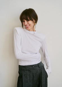 Лонгслив из итальянского хлопка фото 1102