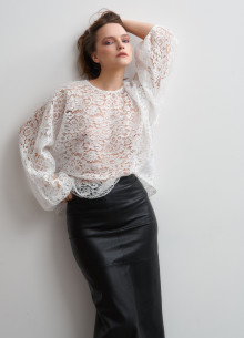Блуза из итальянского кружева фото 1232946