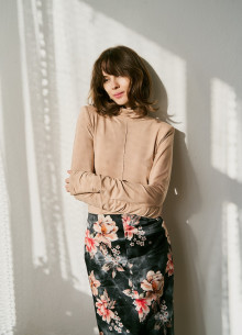 Лонгслив с высокой стойкой  фото 1232428